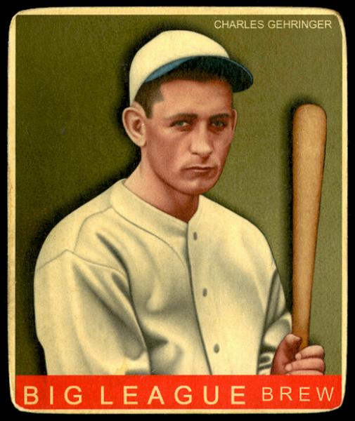 charlie gehringer baseball card