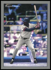 Picture, Helmar Brewing, 1984 Tiger Champs Card # 18, Ruppert Jones, At bat, Detroit Tigers