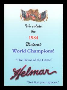 Picture, Helmar Brewing, 1984 Tiger Champs Card # 19, Dan Petry, Pitching, Detroit Tigers