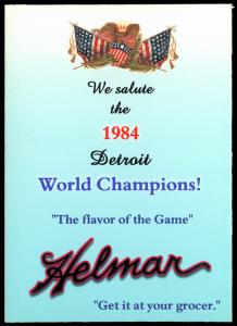 Picture, Helmar Brewing, 1984 Tiger Champs Card # 4, Doug Bair, Pitching, Detroit Tigers