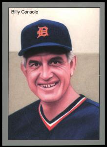 Picture, Helmar Brewing, 1984 Tiger Champs Card # 6, Billy Consolo, Portrait, Detroit Tigers