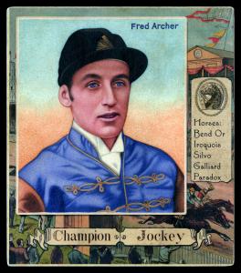 Picture, Helmar Brewing, All Our Heroes Card # 35, Fred ARCHER, Head, cap, Horseracing