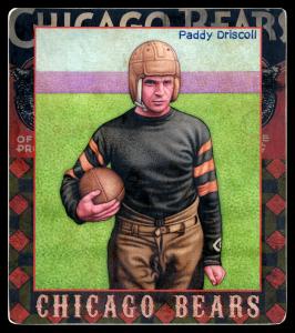 Picture, Helmar Brewing, All Our Heroes Card # 39, Paddy DRISCOLL, football under arm, Football