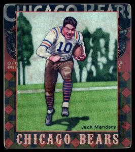 Picture, Helmar Brewing, All Our Heroes Card # 41, Jack Manders, Running with football, Football