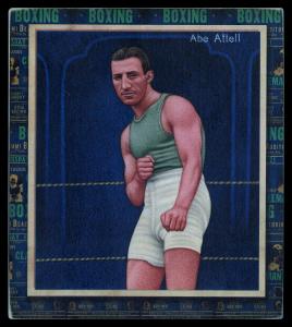Picture, Helmar Brewing, All Our Heroes Card # 89, Abe Attell (HOF), green top, Boxing