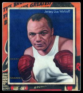 Picture, Helmar Brewing, All Our Heroes Card # 97, Joe WALCOTT, Fists up, Boxing