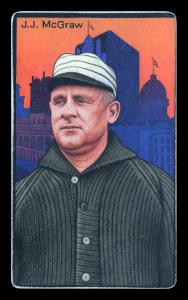 Picture of Helmar Brewing Baseball Card of John McGRAW (HOF), card number 20 from series Boston Garter Game of the Century