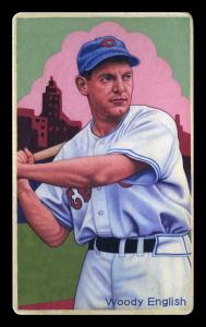 Picture of Helmar Brewing Baseball Card of Woody English, card number 24 from series Boston Garter Game of the Century