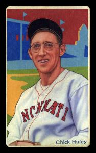 Picture of Helmar Brewing Baseball Card of Chick HAFEY (HOF), card number 26 from series Boston Garter Game of the Century