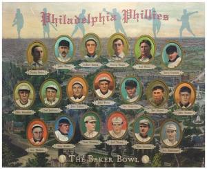 Picture, Helmar Brewing, Deadball Era Displays Card # 11, Philadelphia Phillies, Team Display, Philadelphia Phillies