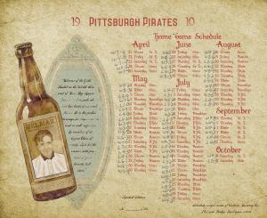 Picture, Helmar Brewing, Deadball Era Displays Card # 12, Pittsburgh Pirates, Team Display, Pittsburgh Pirates
