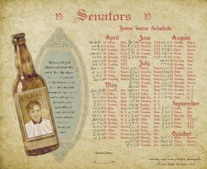 Picture, Helmar Brewing, Deadball Era Displays Card # 14, Washington Senators, Team Display, Washington Senators