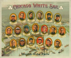 Picture of Helmar Brewing Baseball Card of Chicago White Sox, card number 5 from series Deadball Era Displays