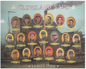 Picture, Helmar Brewing, Deadball Era Displays Card # 6, Cleveland Naps, Team Display, Cleveland Naps
