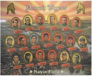 Picture, Helmar Brewing, Deadball Era Displays Card # 7, Detroit Tigers, Team Display, Detroit Tigers
