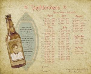 Picture, Helmar Brewing, Deadball Era Displays Card # 9, New York Highlanders, Team Display, New York Highlanders