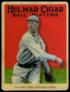 Picture of Helmar Brewing Baseball Card of Jack Coombs, card number 101 from series E145-Helmar