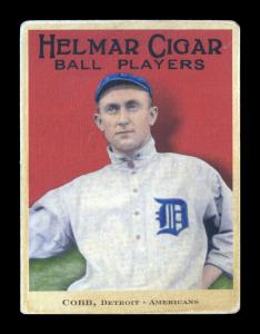 Picture of Helmar Brewing Baseball Card of Ty COBB (HOF), card number 15 from series E145-Helmar