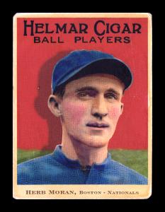 Picture of Helmar Brewing Baseball Card of Herbie Moran, card number 26 from series E145-Helmar