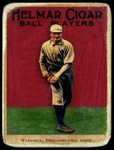 Picture of Helmar Brewing Baseball Card of Rube WADDELL (HOF), card number 36 from series E145-Helmar