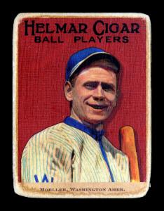Picture of Helmar Brewing Baseball Card of Danny Moeller, card number 39 from series E145-Helmar