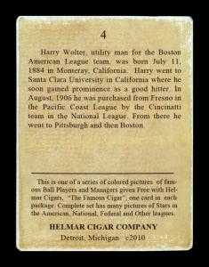 Picture, Helmar Brewing, E145-Helmar Card # 4, Harry Wolter, Holding Dog, Boston Red Sox