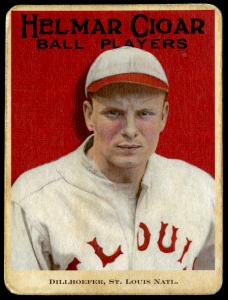 Picture of Helmar Brewing Baseball Card of Pickles Dillhoefer, card number 67 from series E145-Helmar