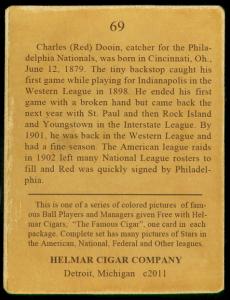 Picture, Helmar Brewing, E145-Helmar Card # 69, Red Dooin, Leaping, Philadelphia Phillies
