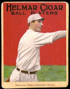 Picture of Helmar Brewing Baseball Card of Mickey Doolan, card number 70 from series E145-Helmar