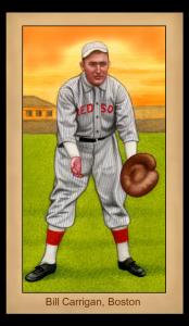 Picture of Helmar Brewing Baseball Card of Bill Carrigan, card number 120 from series Famous Athletes