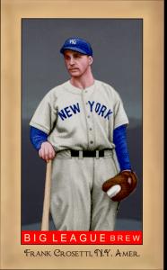 Picture, Helmar Brewing, Famous Athletes Card # 170, Frank Crosetti, Batt and mitt, New York Yankees