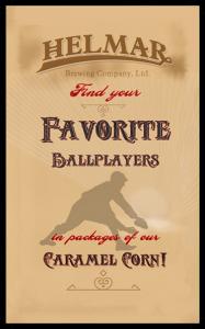 Picture, Helmar Brewing, Famous Athletes Card # 185, Goose GOSLIN (HOF), W on sleeve, bat, Washington Senators