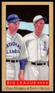 Picture of Helmar Brewing Baseball Card of Lefty GROVE, card number 198 from series Famous Athletes