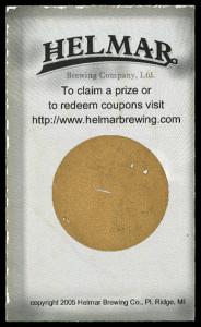 Picture, Helmar Brewing, Famous Athletes Card # 21, Bob Dewhirst, Batting follow through, House of David