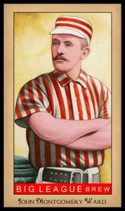 Picture of Helmar Brewing Baseball Card of John Montgomery WARD (HOF), card number 256 from series Famous Athletes