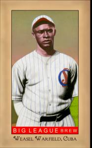 Picture of Helmar Brewing Baseball Card of Weasel Warfield, card number 257 from series Famous Athletes