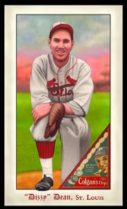 Picture of Helmar Brewing Baseball Card of Dizzy DEAN, card number 271 from series Famous Athletes