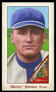 Picture of Helmar Brewing Baseball Card of Walter JOHNSON (HOF), card number 281 from series Famous Athletes
