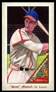 Picture of Helmar Brewing Baseball Card of Stan MUSIAL (HOF), card number 283 from series Famous Athletes