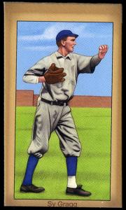 Picture of Helmar Brewing Baseball Card of Sy Gragg, card number 31 from series Famous Athletes