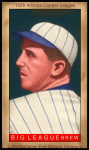Picture of Helmar Brewing Baseball Card of Lefty Williams, card number 77 from series Famous Athletes