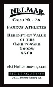 Picture, Helmar Brewing, Famous Athletes Card # 78, Bobby Robinson, Portrait, Detroit Stars Negro League