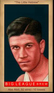 Picture of Helmar Brewing Baseball Card of Abe Attell (HOF), card number 83 from series Famous Athletes