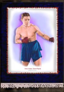 Picture of Helmar Brewing Baseball Card of Harry GREB (HOF), card number 10 from series French Silks Large