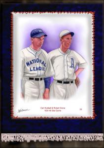 Picture of Helmar Brewing Baseball Card of Lefty GROVE, card number 23 from series French Silks Large