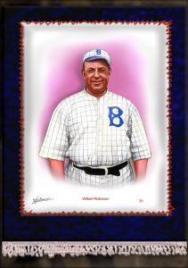 Picture of Helmar Brewing Baseball Card of Wilbert Robinson (HOF), card number 30 from series French Silks Large