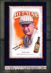 Picture of Helmar Brewing Baseball Card of Frank FRISCH (HOF), card number 7 from series French Silks Small