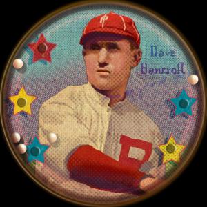 Picture of Helmar Brewing Baseball Card of Dave BANCROFT (HOF), card number 7 from series Getcha Scorecard! Series