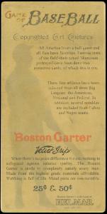 Picture, Helmar Brewing, H813-4 Boston Garter-Helmar Card # 10, Connie MACK (HOF), Portrait, Philadelphia Athletics