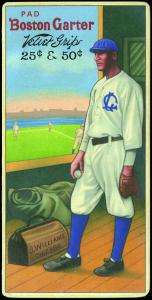 Picture of Helmar Brewing Baseball Card of Smokey Joe WILLIAMS (HOF), card number 12 from series H813-4 Boston Garter-Helmar